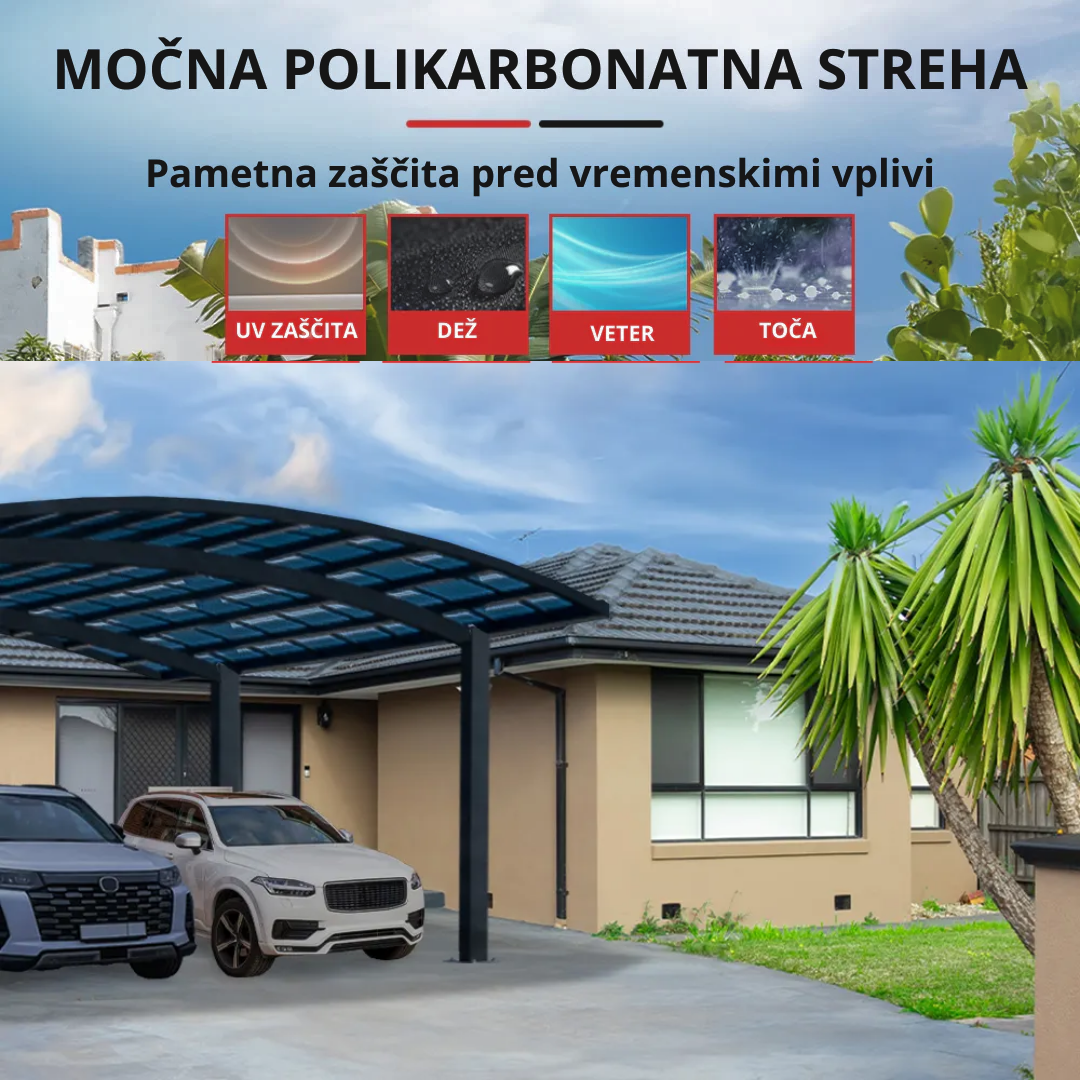 NADSTREŠEK ZA AVTO Milano